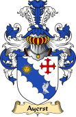 English Coat of Arms (v.23) for the family Ayerst