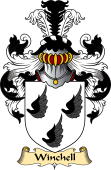 English Coat of Arms (v.23) for the family Winchell