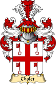 French Family Coat of Arms (v.23) for Cholet