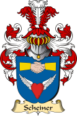 v.23 Coat of Family Arms from Germany for Scheiner