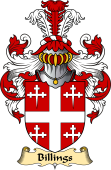 English Coat of Arms (v.23) for the family Billings