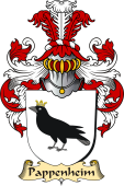 v.23 Coat of Family Arms from Germany for Pappenheim