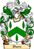 English or Welsh Family Coat of Arms (v.23) for Shore (Derbyshire)