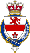 Families of Britain Coat of Arms Badge for: Chambers (Scotland)