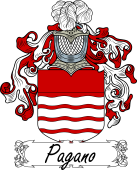 Araldica Italiana Coat of arms used by the Italian family Pagano