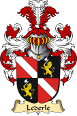 v.23 Coat of Family Arms from Germany for Lederle