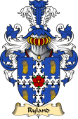 English Coat of Arms (v.23) for the family Ryland
