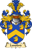 English Coat of Arms (v.23) for the family Lunsford