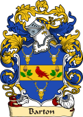 English or Welsh Family Coat of Arms (v.23) for Barton