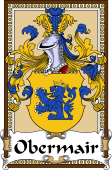 German Coat of Arms Wappen Bookplate  for Obermair