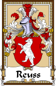German Coat of Arms Wappen Bookplate  for Reuss