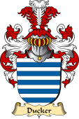v.23 Coat of Family Arms from Germany for Ducker