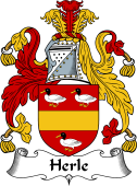 English Coat of Arms for the family Herle