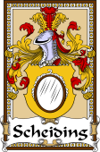 German Coat of Arms Wappen Bookplate  for Scheiding