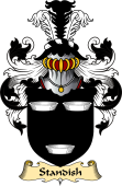 English Coat of Arms (v.23) for the family Standish