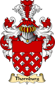 English Coat of Arms (v.23) for the family Thornburg (h)