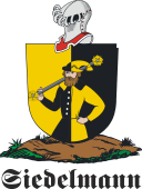 German shield on a mount for Siedelmann