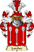 French Family Coat of Arms (v.23) for Larcher