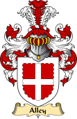 English Coat of Arms (v.23) for the family Alley