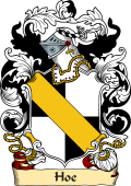 English or Welsh Family Coat of Arms (v.23) for Hoe (Bedfordshire)