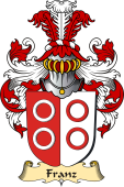 v.23 Coat of Family Arms from Germany for Franz