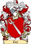 English or Welsh Family Coat of Arms (v.23) for Gee (Yorkshire, and London)