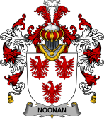 Irish Family Coat of Arms (v.25b) Noonan or O'Noonan