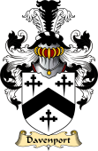 English Coat of Arms (v.23) for the family Davenport