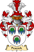 Scottish Family Coat of Arms (v.23) for Peacock