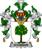 Irish Family Coat of Arms (v.25b) Connor or O'Connor (Faly)