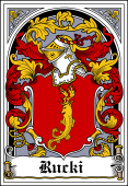 Polish Coat of Arms Bookplate for Rucki