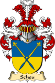 v.23 Coat of Family Arms from Germany for Scheu