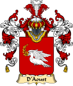 French Family Coat of Arms (v.25) Aoust (d')