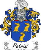 Araldica Italiana Coat of arms used by the Italian family Petrini