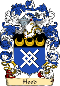 English or Welsh Family Coat of Arms (v.23) for Hood