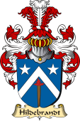 v.23 Coat of Family Arms from Germany for Hildebrandt