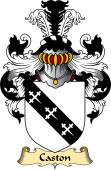 English Coat of Arms (v.23) for the family Caston