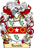 English or Welsh Family Coat of Arms (v.23) for Rundle (Ref Berry)