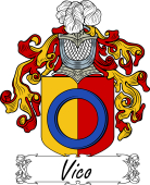 Araldica Italiana Coat of arms used by the Italian family Vico