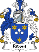 English Coat of Arms for the family Ridout