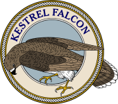 Birds of Prey Clipart image: Kestrel Falcon-M