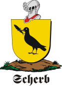 German shield on a mount for Scherb