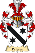 v.23 Coat of Family Arms from Germany for Peterer