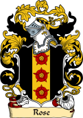 English or Welsh Family Coat of Arms (v.23) for Rose