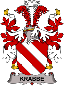 Coat of arms used by the Danish family Krabbe
