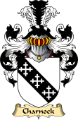English Coat of Arms (v.23) for the family Charnock (e)