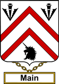 English Coat of Arms Shield Badge for Main