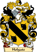 English or Welsh Family Coat of Arms (v.23) for Holgate (Waldon, Essex)