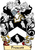 English or Welsh Family Coat of Arms (v.23) for Prescott (Yorkshire, Lancashire, and London)