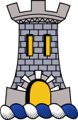 Family crest from Scotland for Yorstoun (Kirkcudbright)